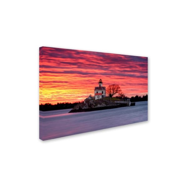 Michael Blanchette Photography 'Rock Ablaze' Canvas Art,16x24